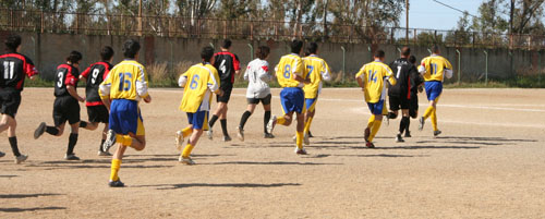 L0ingresso in campo